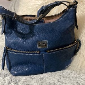 Nice blue small leather Dooney and Bourke